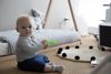 CHILDHOME Spielbett Tipi 70x140 cm Holz Naturfarben und Weiß B140TIPI Bild 5