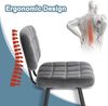 EUGAD Barhocker (2 St, 2er Set), Tresenhocker, Design Hocker, Fußstütze, aus Samt Metall Bild 5