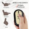 HOMCOM Massagesessel Fernsehsessel mit Aufstehhilfe Elektrisch, mit Liege-/ Wärmefunktion (TV Sessel, 1-St, Relaxsessel), für Wohnzimmer, Schlafzimmer, Braun Bild 4