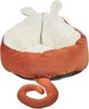 Tierbett HASSA Samtstoff Orange Bild 4