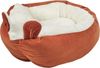 Tierbett HASSA Samtstoff Orange Bild 5