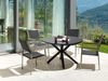 Gartenmöbel Set 4-Sitzer MALETTO GROSSETO Schwarz Polyrattan Bild 2