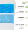 Vitabo Nackenkissen ergonomisches Nackenkissen – kühlendes Gel, 100% Lyocellbezug, 1-tlg. Bild 3