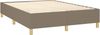 vidaXL Boxspringbettgestell Taupe 140x200 cm Stoff 3120965 Bild 5