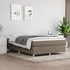 vidaXL Boxspringbettgestell Taupe 140x200 cm Stoff 3120965 Bild 2