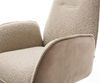 Drehstuhl Zoa-Flex Materialmix Schlamm Kreuzgestell breit Effektfinish Titan 360° drehbar Wippfunktion Taschenfederkern Bild 5
