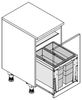 HAILO 3631491 Abfallsammler 36 (2x18) Liter TRIPLE XLfür 45 cm Schrankbreite Bild 3