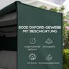 Outsunny Gartenmöbel-Schutzhülle Abdeckhaube, Wasserfest, Sonnenschutz (Schutzhülle für Hollywoodschaukel, 1-St, Abdeckhaube für Hollywoodschaukeln), 205L x 124B x 164H cm Bild 3