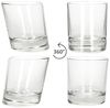 MamboCat Whiskyglas 6x Pisa Whisky-Gläser 250ml Tumbler D.O.F. Glas Scotch dicker Boden, Glas Bild 4