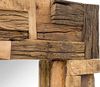 Wandspiegel 105x180 cm Kavali massivum rechteckig braun Holzspiegel recyceltes Altholz großer Spiegel Ganzkörperspiegel XXL Flurspiegel Garderobe Bild 3