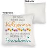 speecheese Dekokissen Beste Kollegin Kuschelkissen mit Spruch Von Kolleginnen zu durch Spaß Bild 3