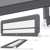 KESSER® Bettschutzgitter, Dunkelgrau, 120cm Bild 1