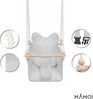 MAMOI® Babyschaukel Kinderschaukel | Babyschaukel Indoor Schaukel Indoor | Baby Schaukel Babyschaukel Holz | Schaukel Indoor Kinder | Schaukel Holz + SICHERHEITSGURT | CE | 100% ECO | Made in EU Bild 2