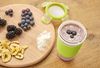 EMSA Clip & Go Smoothiebecher, 0,45 L, rund, 100 Prozent dicht, mit Frischedichtung, Transparent, Hellgrün, Made in Germany, N10715 Bild 3