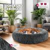 tectake Hundematte Hundebett, rund mit langem Plüsch Bild 4
