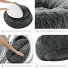 tectake Hundematte Hundebett, rund mit langem Plüsch Bild 5