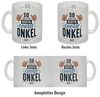 speecheese Tasse SO SIEHT EIN RICHTIG COOLER ONKEL AUS Glas Tasse Bild 4