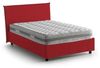 Talamo Italia - Doppelbett Astrid, Bettkasten mit Stoffbezug, 100 % Made in Italy, Öffnung vorne, geeignet für Matratzen 120x200 cm, rot Bild 3