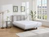 Vente-unique - NISATIO Bett Stoff Grau - B 218 cm x H 107 cm x L 166 cm Bild 2