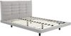 Vente-unique - NISATIO Bett Stoff Grau - B 218 cm x H 107 cm x L 166 cm Bild 3