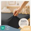 Laleni Jersey Spannbettlaken 80x160 cm Babybett - Oeko-TEX zertifiziertes Hausbett Spannbettlaken - Kinder Hausbett Bezug aus 100% Baumwolle - Spannbettlaken Hausbett - für Babynest in Anthrazit Bild 3