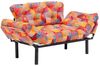 Dmora Schlafsofa 2-Sitzer Zeeusis 155x70 cm Bunt, Stauraum Bild 5