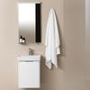 Laufen Base Waschtischunterschrank, Scharnier rechts, 415 x 320 x 530 mm, für Waschtisch H815961, H402112110, Farbe: Snow (weiß matt) - H4021121102601 Bild 5