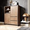 Newroom Highboard Vincent, Highboard Wildeiche Vintage Industrial Sideboard Kommode Anrichte Bild 2