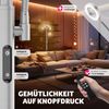 tectake Stehlampe Deckenfluter, LED, Moderner Deckenfluter mit praktischer Leselampe Bild 3