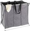 Wenko Wäschesammler Trio Grau 130 l, grau Bild 3