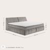 Boxspringbett Elkford 240x200 – Ed Exciting Design Bild 2