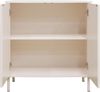 Sideboard Holea mit 2 Türen 75x70x34 cm Beige [en. casa] Bild 5