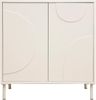 Sideboard Holea mit 2 Türen 75x70x34 cm Beige [en. casa] Bild 4