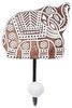 Marrakesch Orient & Mediterran Interior Kleiderhaken Garderobenhaken Handtuchhalter 15 cm Garderobe Kleiderhaken Haken, Badezimmer, Schlafzimmer, Flur, Diele, (2-St), handgefertigt Bild 2