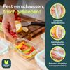 uandu home Frischhaltedose Glasbehälter mit Deckel, Frischhaltedosen Glas mit Deckel, (glasdosen mit deckel set, glas tupper mit deckel, glass food container, frischhaltedosen mit deckel glas, glasdose mit deckel, Borosilikatglas mit Deckel, Meal prep ... Bild 3