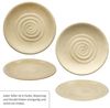 MamboCat Frühstücksteller MamboCat 6er Set Clay Beige Kuchenteller Steingut mit Strudel-Dekor Bild 4