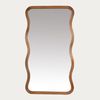 LebensWohnArt Wandspiegel Design Massivholz-Spiegel CURVO 180x80cm Mangoholz Wandspiegel Bild 3