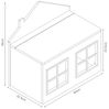 Spielzeugkiste Vipsali 56x60x33 cm Mintgrün/Weiß [en. casa] Bild 2