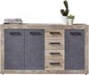 Kommode 3 TAILOR Schrank in Matera dunkelgrau Pale wood Bild 3
