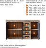 Kommode 3 TAILOR Schrank in Matera dunkelgrau Pale wood Bild 5