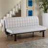 EVERGREENWEB Doppelmatratze für Schlafsofa,10 cm hoch, Faltbare Matratze mit gemütlichem Sitz, orthopädische Matratze aus Polyurethan, weiße hypoallergene Beschichtung, mit Befestigungsbänder160X190 Bild 2