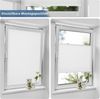 Sanfree Plissee Klemmfix Plisseerollo ohne Bohren Weiß B45 x H120cm inkl. Klemmträger Blickdicht und lichtdurchlässig Jalousie Faltrollo Sichtschutz und Sonnenschutz Rollo für Fenster & Tür Bild 4