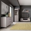 Lomadox Kommode LAURO-161, Sideboard Anrichte 135 cm Kaschmir beige Rillen Wohnzimmer Esszimmer Bild 2