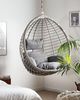 Hängesessel Rattan grau ø 106 cm TOLLO Bild 2
