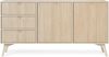 Lomadox Sideboard FAREHAM-160, 158cm breit, sandfarben, Front mit Fischgrätenmuster Bild 4