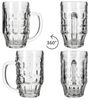 MamboCat Bierglas MamboCat 12er Set Mani Bierkrug 0,5L geeicht Schild Henkel Seidel Glas, Glas Bild 4