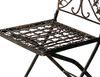 Gartenstuhl Metall Avis 1840 Metallstuhl Bistrostuhl Stuhl Garten Vintage Eisen Nostalgie Eisenstuhl Braun Antik Bild 5