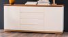 Chiaro Sideboard - Weiß matt Asteiche massiv Bild 2