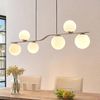 Lindby Hängeleuchte Avalyn, Glas Alu IP20, 6 x 40 W Bild 2