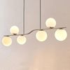 Lindby Hängeleuchte Avalyn, Glas Alu IP20, 6 x 40 W Bild 5